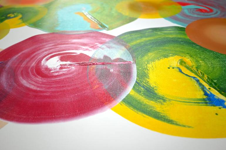 Original Painterly Abstraction Abstract Painting by Sumit Mehndiratta