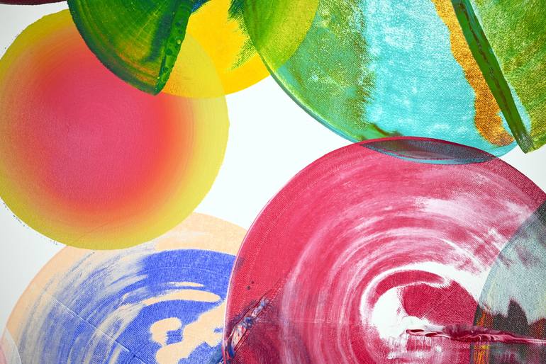Original Painterly Abstraction Abstract Painting by Sumit Mehndiratta