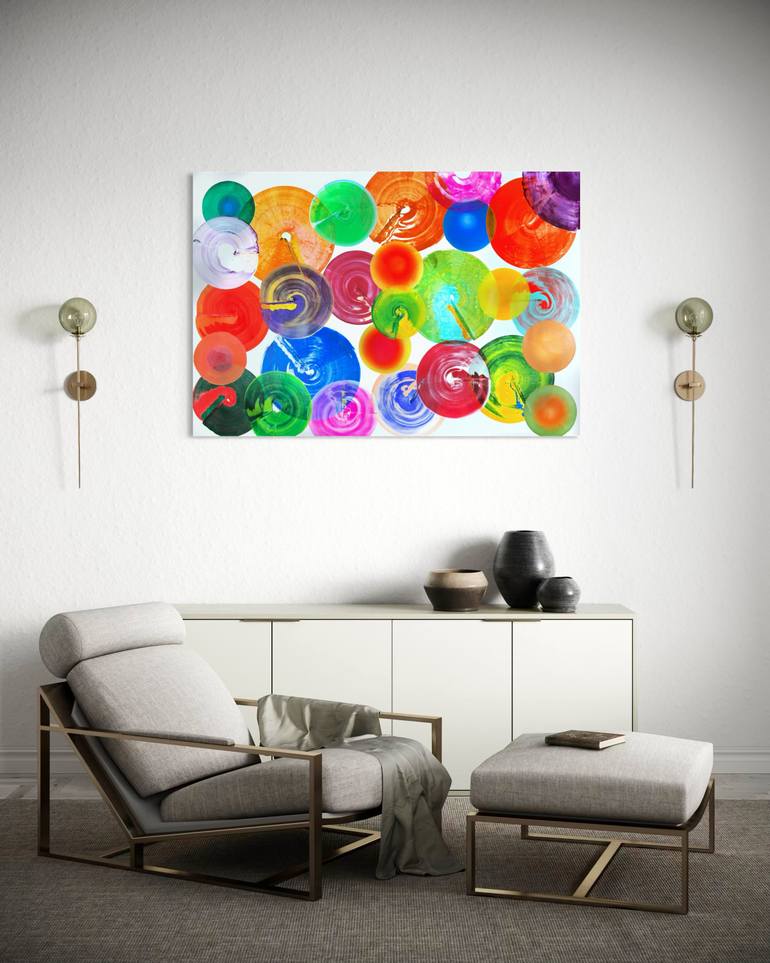 Original Painterly Abstraction Abstract Painting by Sumit Mehndiratta