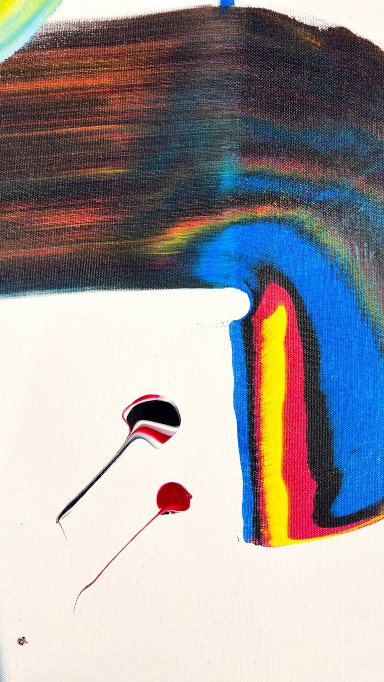 Original Abstract Expressionism Abstract Painting by Sumit Mehndiratta
