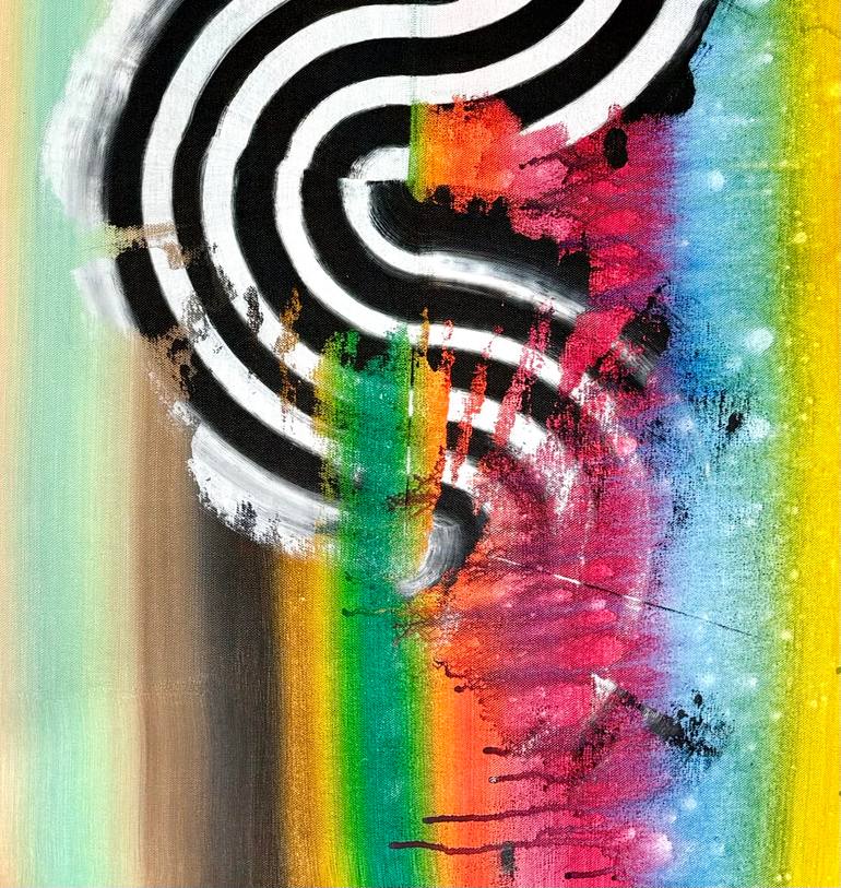 Original Abstract Expressionism Abstract Painting by Sumit Mehndiratta