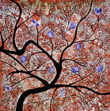 Print of Expressionism Tree Paintings by Sumit Mehndiratta