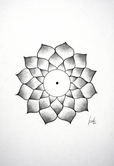 Original Floral Drawings by Sumit Mehndiratta