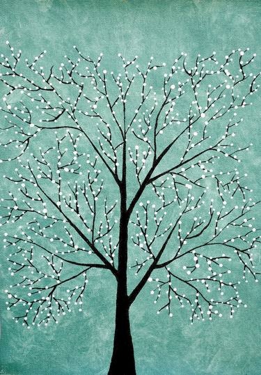 Print of Abstract Tree Paintings by Sumit Mehndiratta
