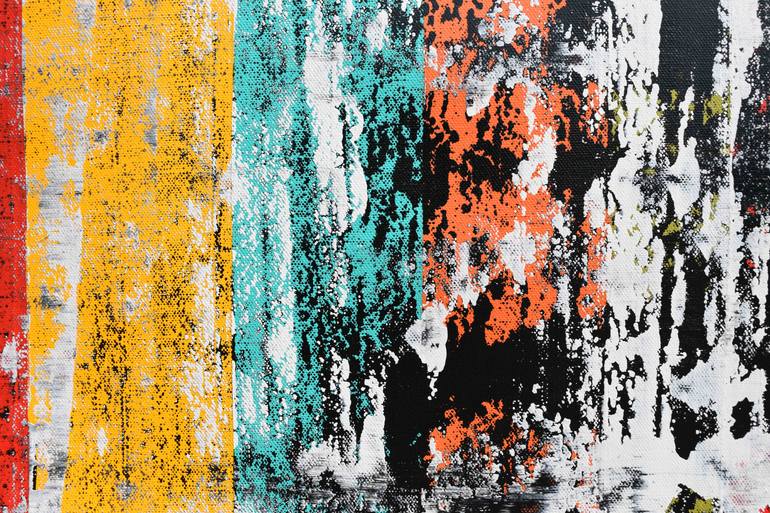 Original Art Deco Abstract Painting by Sumit Mehndiratta