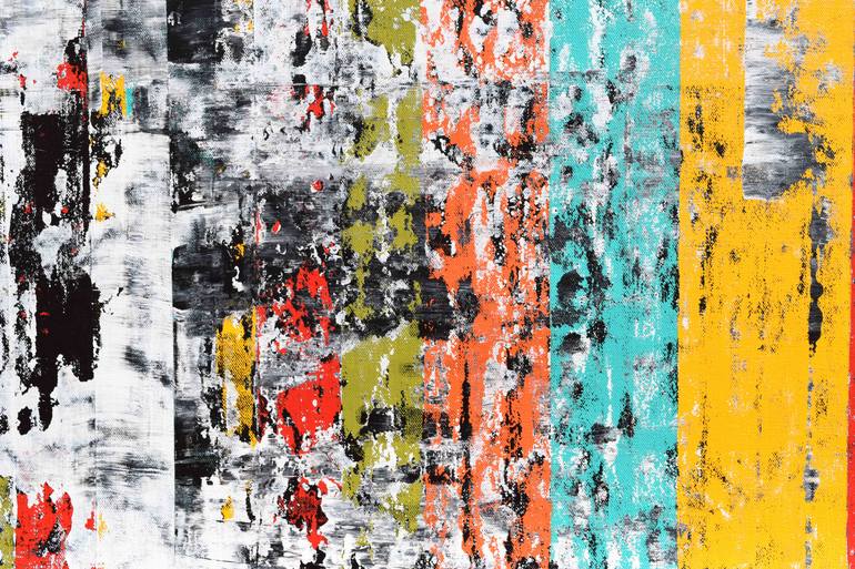 Original Art Deco Abstract Painting by Sumit Mehndiratta