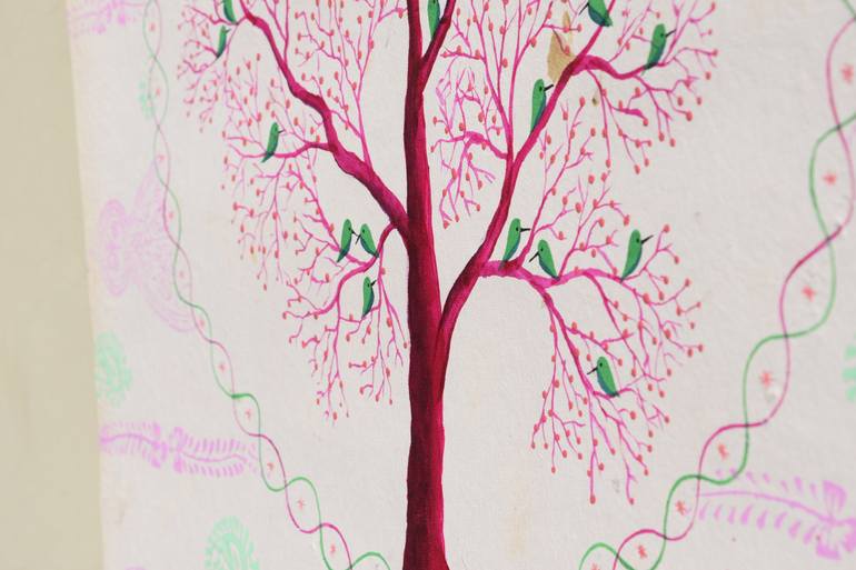 Original Tree Painting by Sumit Mehndiratta