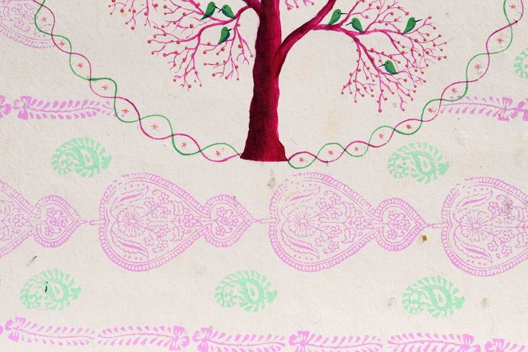 Original Tree Painting by Sumit Mehndiratta