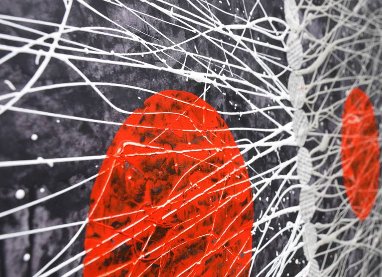 Original Abstract Expressionism Abstract Painting by Sumit Mehndiratta