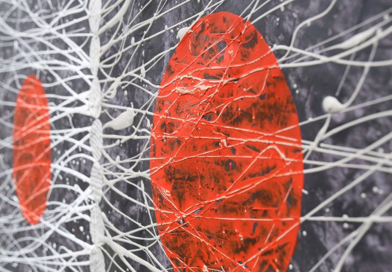 Original Abstract Expressionism Abstract Painting by Sumit Mehndiratta