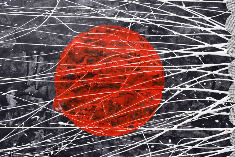 Original Abstract Expressionism Abstract Painting by Sumit Mehndiratta