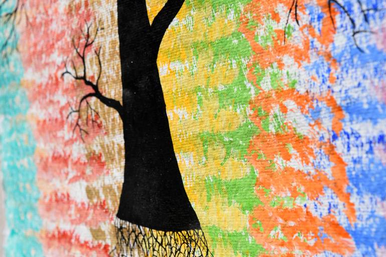 Original Tree Painting by Sumit Mehndiratta