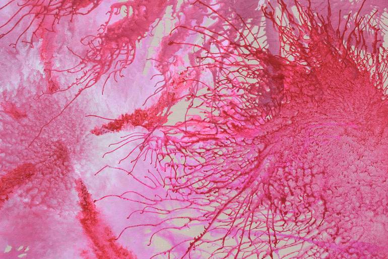 Original Abstract Expressionism Abstract Painting by Sumit Mehndiratta