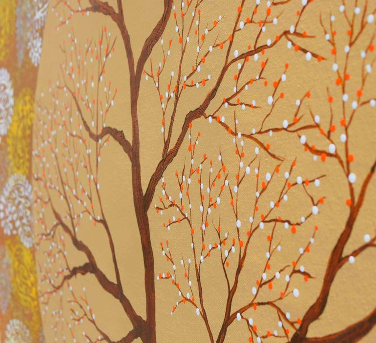 Original Tree Painting by Sumit Mehndiratta