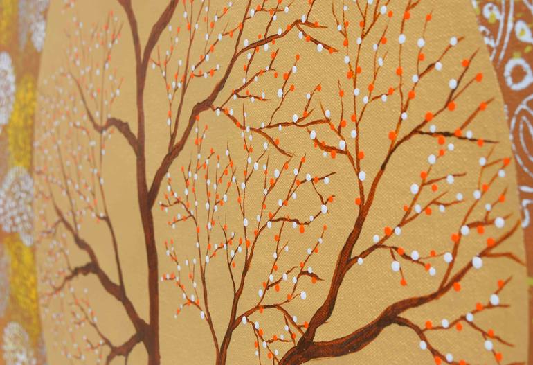 Original Tree Painting by Sumit Mehndiratta