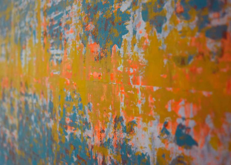 Original Abstract Expressionism Abstract Painting by Sumit Mehndiratta