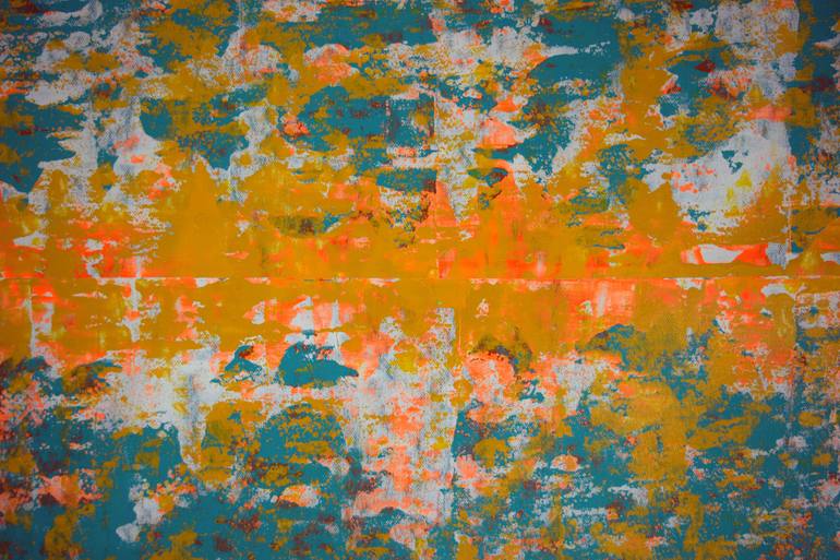 Original Abstract Expressionism Abstract Painting by Sumit Mehndiratta