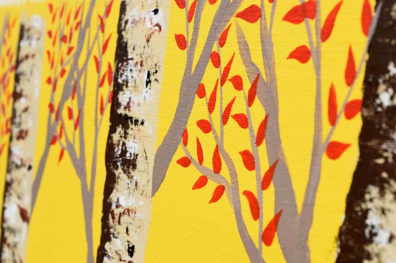 Original Art Deco Landscape Painting by Sumit Mehndiratta