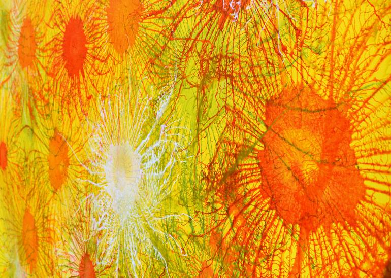 Original Abstract Expressionism Abstract Painting by Sumit Mehndiratta