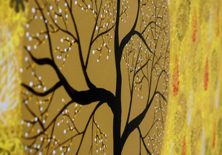 Original Abstract Tree Painting by Sumit Mehndiratta