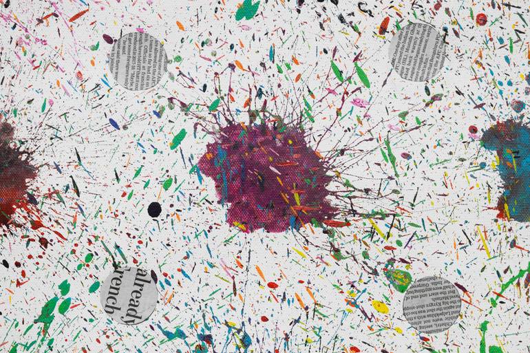 Original Art Deco Abstract Painting by Sumit Mehndiratta