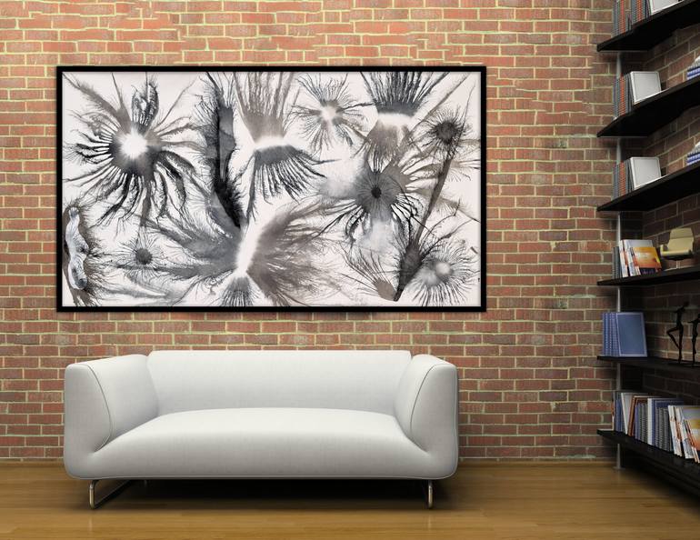 Original Abstract Expressionism Abstract Painting by Sumit Mehndiratta