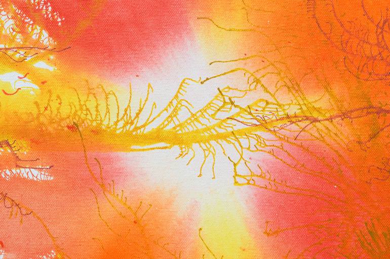 Original Abstract Expressionism Abstract Painting by Sumit Mehndiratta