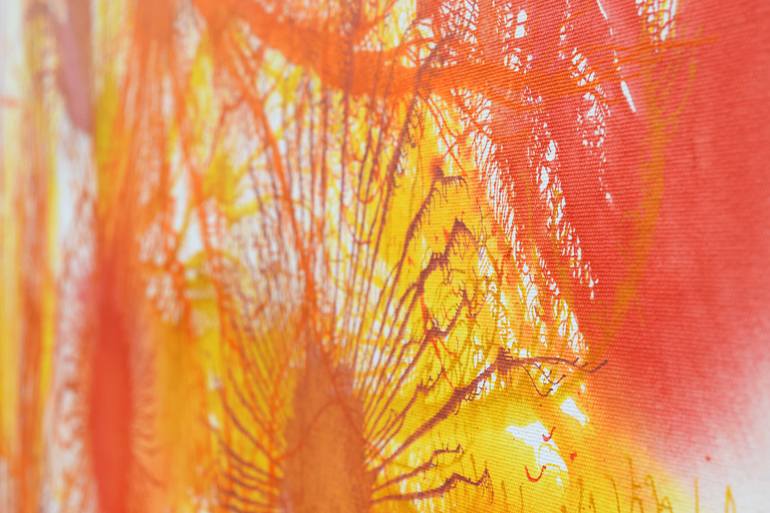 Original Abstract Expressionism Abstract Painting by Sumit Mehndiratta