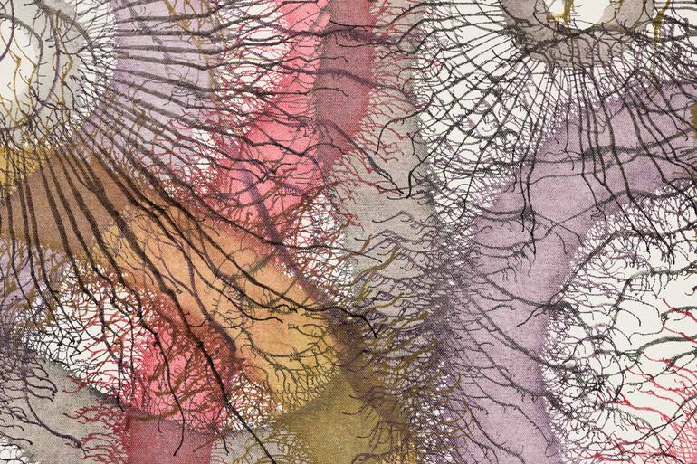 Original Abstract Expressionism Abstract Painting by Sumit Mehndiratta