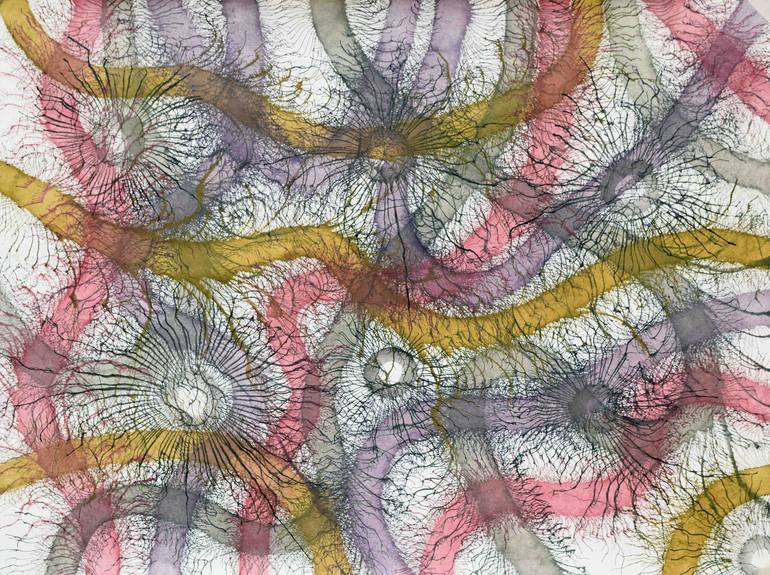 Original Abstract Expressionism Abstract Painting by Sumit Mehndiratta
