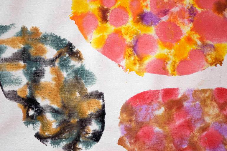 Original Art Deco Abstract Painting by Sumit Mehndiratta