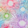 Exploflora Series is inspired from the fluidity of acrylic colours. I create this piece which looks like exploding fireworks and also big gigantic flowers blossoming, but you can have your own interpretation of it as thats the beauty of abstract art. The vibrant colors and their electric flow in this painting adds a lot of character, energy and movement to the painting.