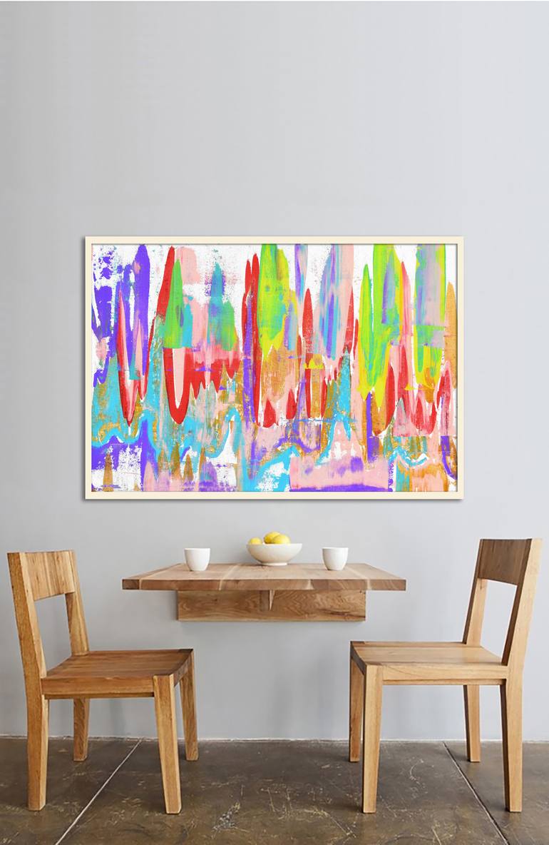 Original Abstract Expressionism Abstract Painting by Sumit Mehndiratta