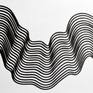 Set of 6 drawings 11x16 inches each. Linear lines drawn on aper with Indian black ink.