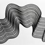 Set of 6 drawings 11x16 inches each. Linear lines drawn on aper with Indian black ink.