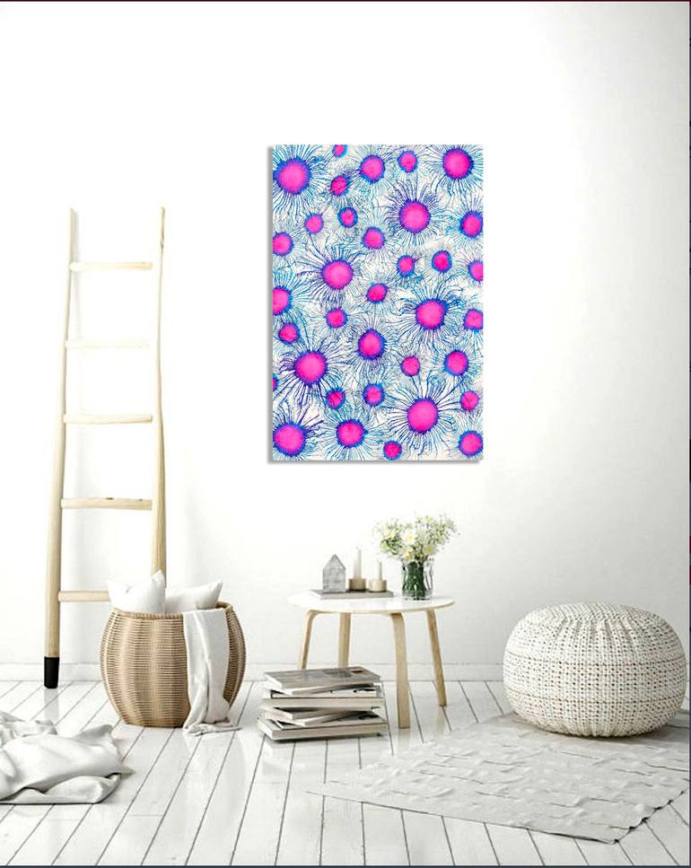 Original Abstract Expressionism Abstract Painting by Sumit Mehndiratta