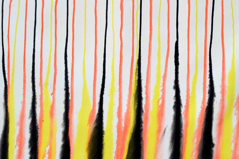 Original Art Deco Abstract Painting by Sumit Mehndiratta