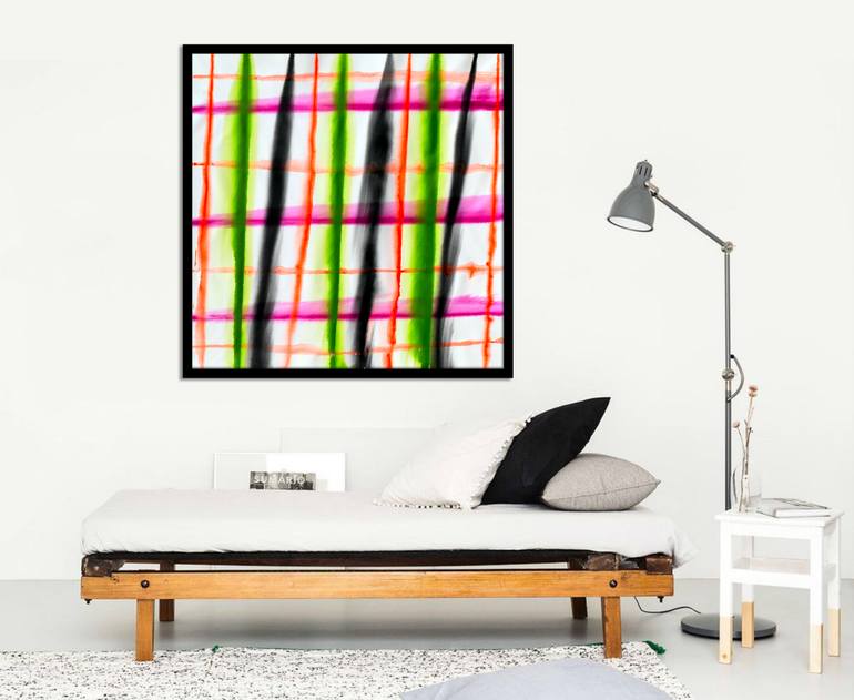 Original Abstract Expressionism Abstract Painting by Sumit Mehndiratta