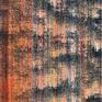 An abstract painting with black background and contrasting colors painted as sound waves in the foreground.
Repeated large strokes from the bottom of the canvas towards the top in contrasting colours to explore the realms of movement and frequency of the sound waves. Painting shipped rolled in a tube.