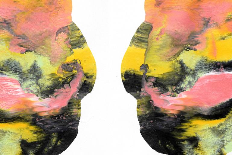 Original Abstract Expressionism Abstract Painting by Sumit Mehndiratta