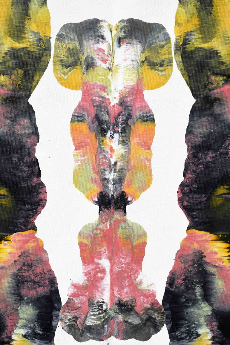 Original Abstract Expressionism Abstract Painting by Sumit Mehndiratta