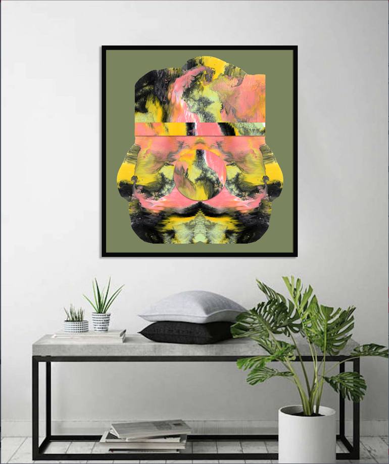 Original Abstract Expressionism Portrait Digital by Sumit Mehndiratta