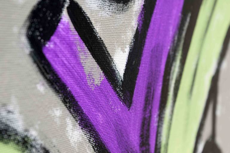 Original Abstract Graffiti Painting by Sumit Mehndiratta