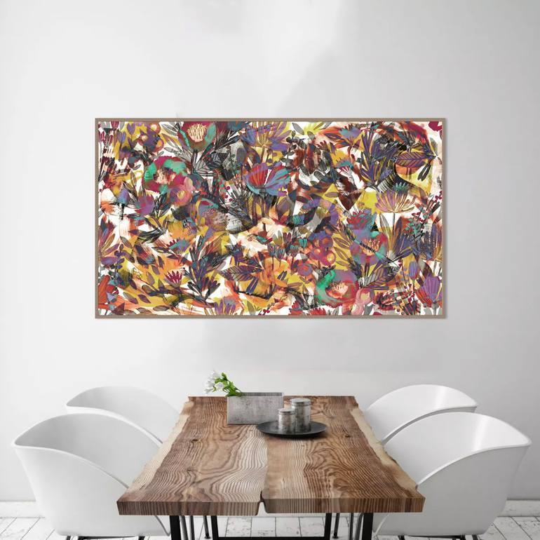 Original Abstract Floral Digital by Sumit Mehndiratta