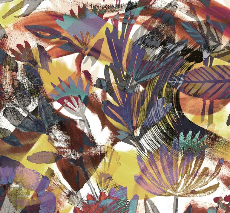 Original Abstract Floral Digital by Sumit Mehndiratta