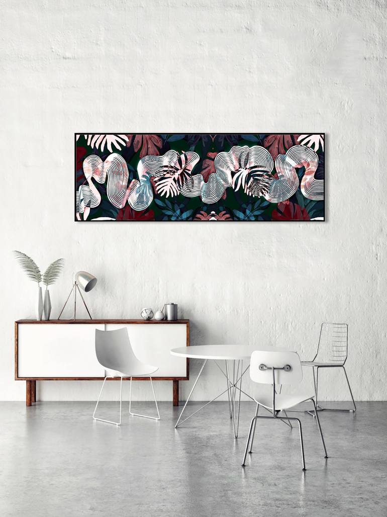 Original Abstract Botanic Digital by Sumit Mehndiratta