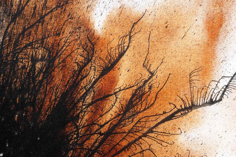 Original Abstract Expressionism Abstract Painting by Sumit Mehndiratta