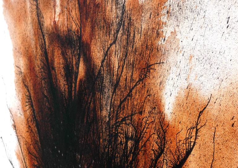 Original Abstract Expressionism Abstract Painting by Sumit Mehndiratta