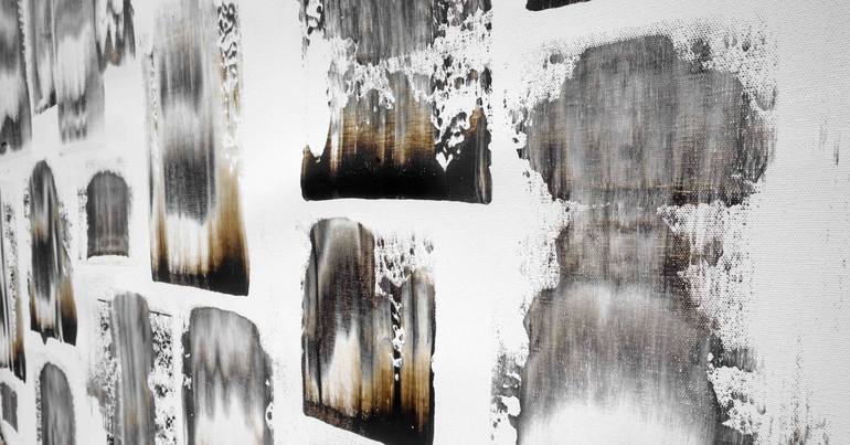 Original Art Deco Abstract Painting by Sumit Mehndiratta