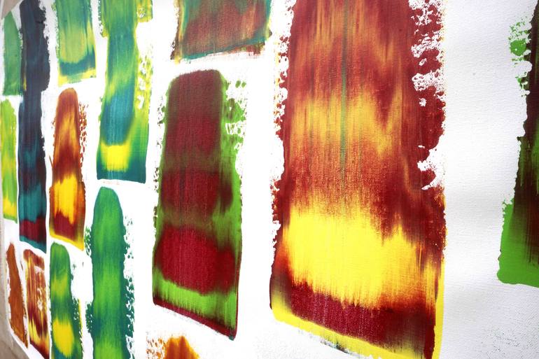 Original Abstract Expressionism Abstract Painting by Sumit Mehndiratta